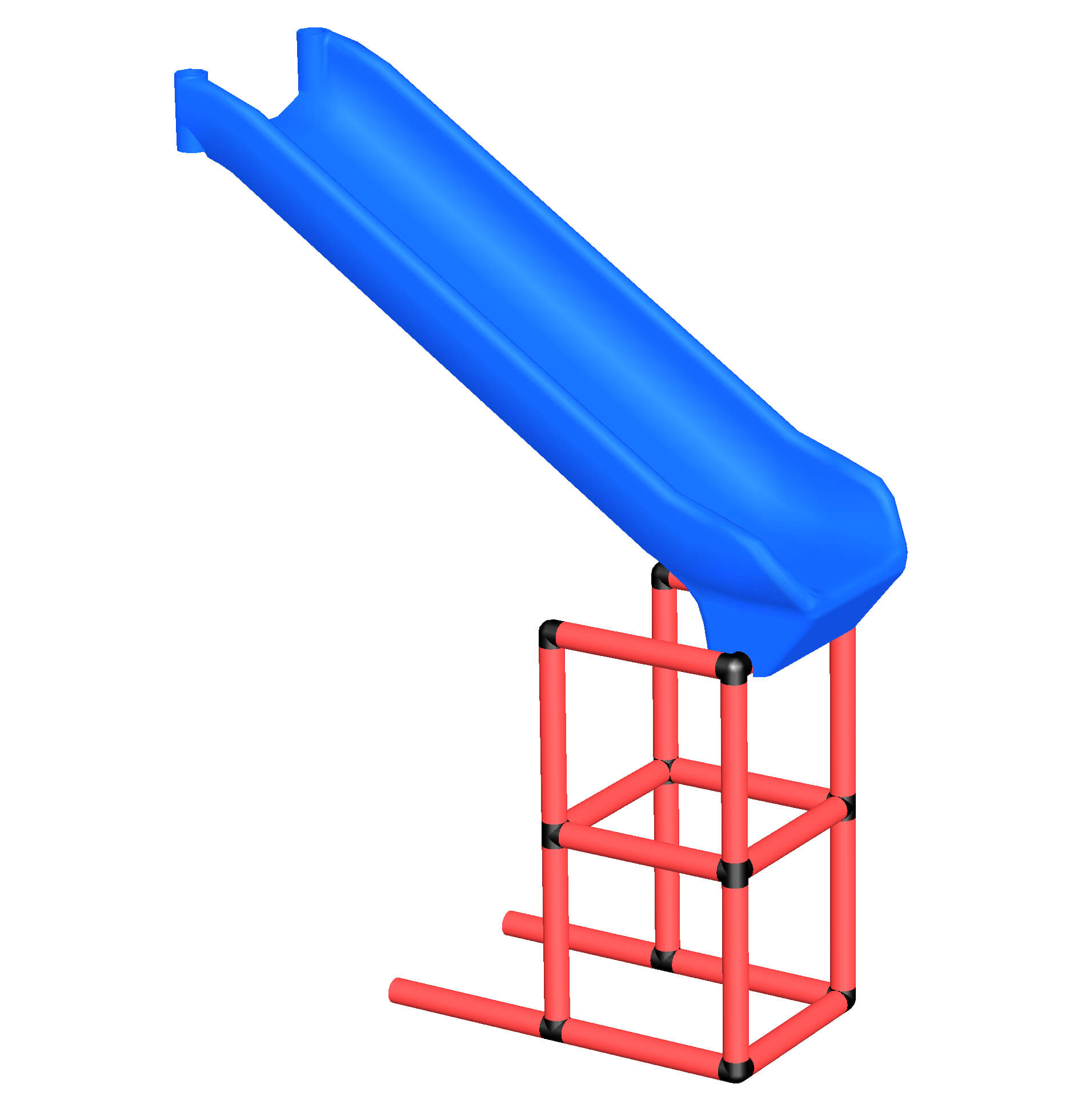 Funphix Monkey Bar Slide Extension Funphix Monkey Bar Slide Extension
